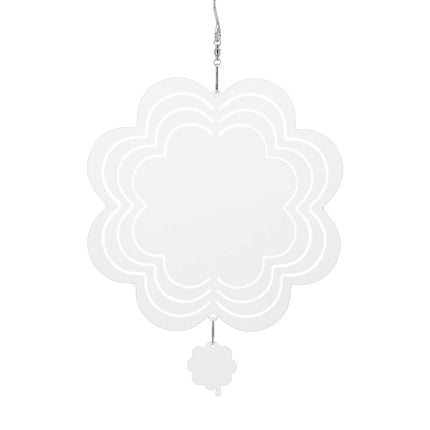 DIY Sublimation Wind Chime Aluminum Blank Wind Chimes Hanging Pendant for Outdoor Garden Courtyard Decoration 200x200x1mm