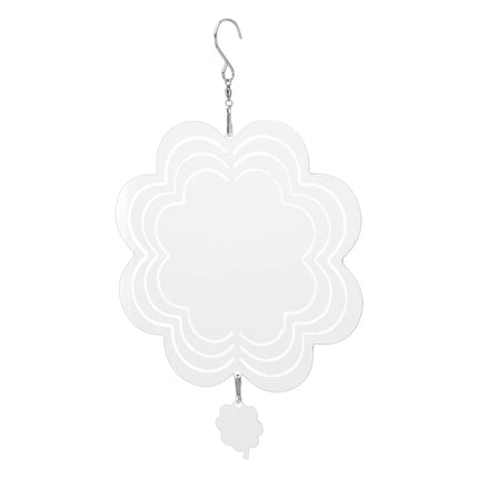DIY Sublimation Wind Chime Aluminum Blank Wind Chimes Hanging Pendant for Outdoor Garden Courtyard Decoration 200x200x1mm