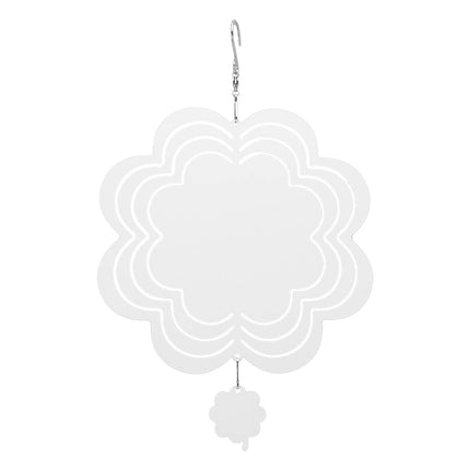 DIY Sublimation Wind Chime Aluminum Blank Wind Chimes Hanging Pendant for Outdoor Garden Courtyard Decoration 200x200x1mm