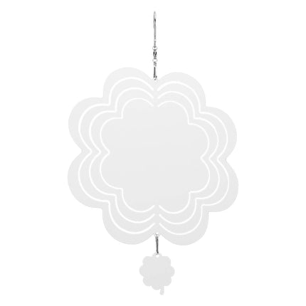 DIY Sublimation Wind Chime Aluminum Blank Wind Chimes Hanging Pendant for Outdoor Garden Courtyard Decoration 200x200x1mm
