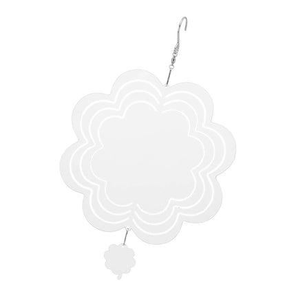 DIY Sublimation Wind Chime Aluminum Blank Wind Chimes Hanging Pendant for Outdoor Garden Courtyard Decoration 200x200x1mm