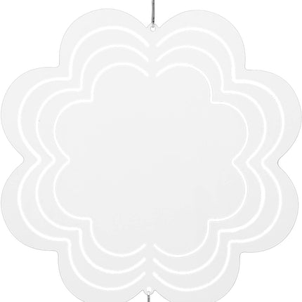 DIY Sublimation Wind Chime Aluminum Blank Wind Chimes Hanging Pendant for Outdoor Garden Courtyard Decoration 200x200x1mm