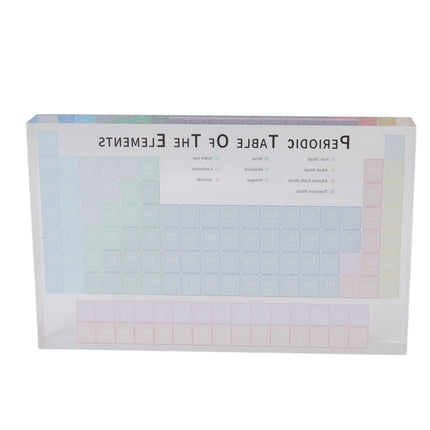 Educational Periodic Table Decoration Safe Odorless Modern Acrylic Periodic Table Elements for Home School Large Size