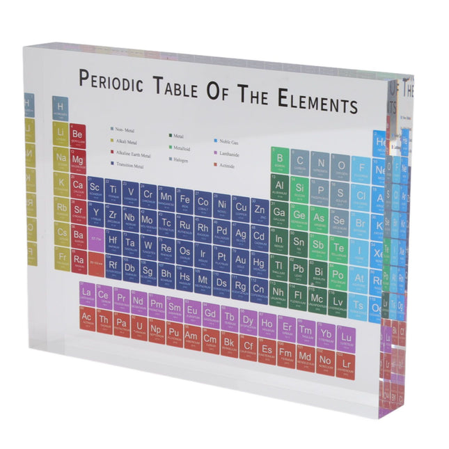 Educational Periodic Table Decoration Safe Odorless Modern Acrylic Periodic Table Elements for Home School