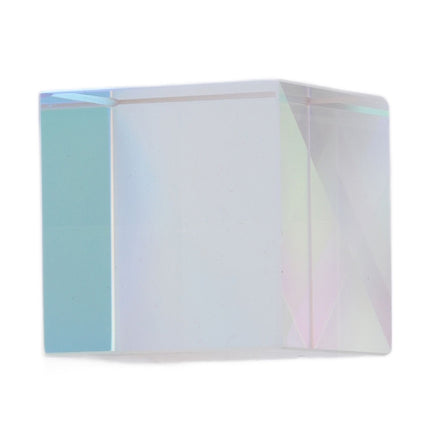 Prism Cube Optical Glass RGB Dispersion Color Cube Sun Catcher X Cube Prism Birthday Gift 15x15x15mm/0.6x0.6x0.6in