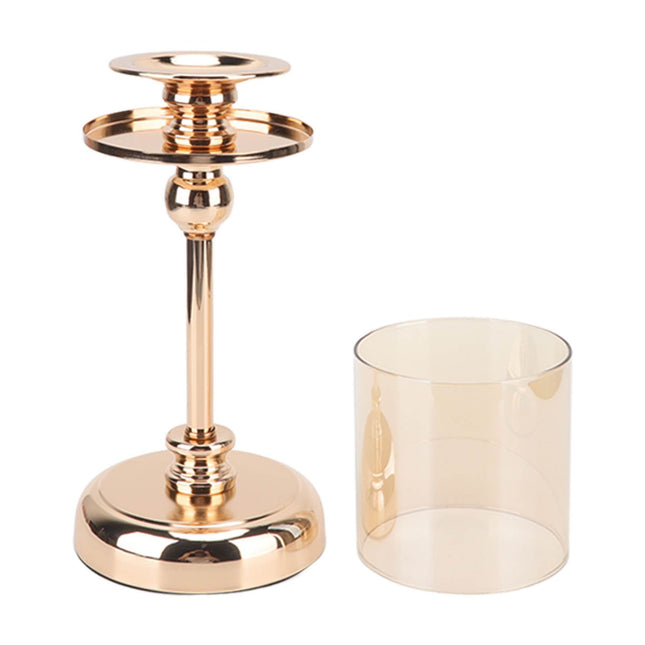 Light Luxury French Candlestick Ornament Table Candle Holder Romantic Candlelight Dinner Decorative Props