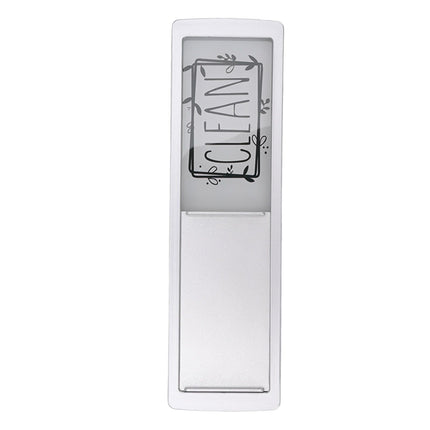 Dishwasher Magnet Easy To Read Clean Dirty Sign Indicator for Dishwasher With Double Sided Adhesive Tape Silver (Black and White)