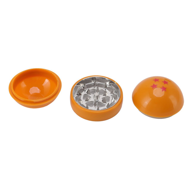 Spice Grinder 3 Layers Filter Zinc Alloy 55mm Ball Shap Strong Teeth Magnetic Connection Spice Crusher Hand