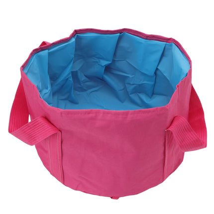 Collapsible Camping Bucket Multifunctional Portable Double Layer Foldable Water Container for Fishing Foot Soaking