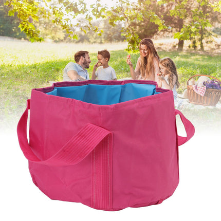 Collapsible Camping Bucket Multifunctional Portable Double Layer Foldable Water Container for Fishing Foot Soaking