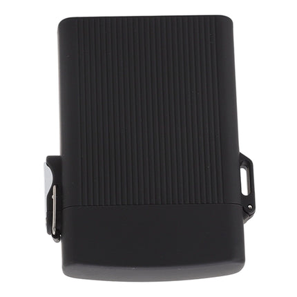 Full Pack 16 Cigarettes Case USB Rechargeable Windproof Flameless Cigarettes Lighter Case Waterproof Cigarette Box with Lanyard Black