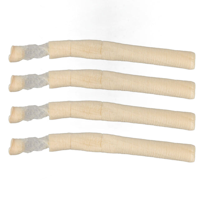 4pcs Edible Collagen Casing Dry Pig Sausage Casing Tube 24mm Diameter Sausage Collagen Casings for Ham Hot