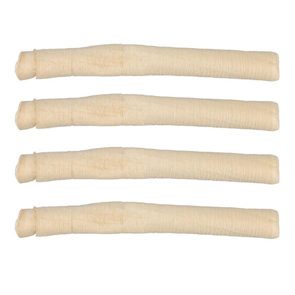 4pcs Edible Collagen Casing Dry Pig Sausage Casing Tube 24mm Diameter Sausage Collagen Casings for Ham Hot Dog