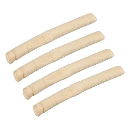 4pcs Edible Collagen Casing Dry Pig Sausage Casing Tube 24mm Diameter Sausage Collagen Casings for Ham Hot Dog