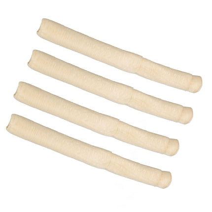 4pcs Edible Collagen Casing Dry Pig Sausage Casing Tube 24mm Diameter Sausage Collagen Casings for Ham Hot Dog