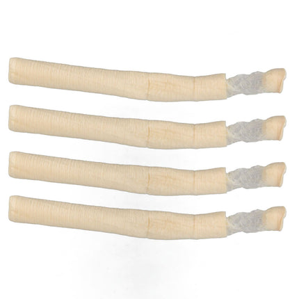 4pcs Edible Collagen Casing Dry Pig Sausage Casing Tube 24mm Diameter Sausage Collagen Casings for Ham Hot Dog