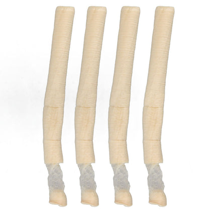 4pcs Edible Collagen Casing Dry Pig Sausage Casing Tube 24mm Diameter Sausage Collagen Casings for Ham Hot Dog