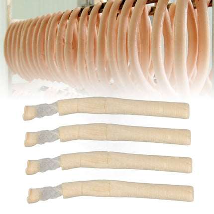 4pcs Edible Collagen Casing Dry Pig Sausage Casing Tube 24mm Diameter Sausage Collagen Casings for Ham Hot Dog