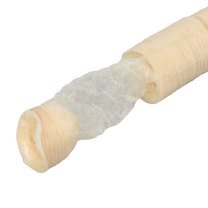 4pcs Edible Collagen Casing Dry Pig Sausage Casing Tube 24mm Diameter Sausage Collagen Casings for Ham Hot Dog