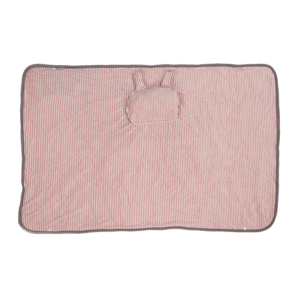 Heating Blanket Electric Warming Soft Washable Heating Shawl Wrap for Shoulder Neck Office Pink Bunny