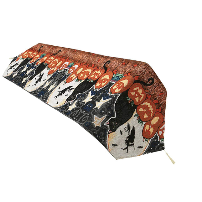 Table Runner Cotton and Linen for Halloween Decorations Home Dining Table 33x180cm – product detail
