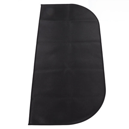 Fire Pit Mat Insulated Fireproof Heat Resistant Foldable Under Grill Mat for Fireplace Outdoor Camping Black 50x100cm/19.7x39.4in