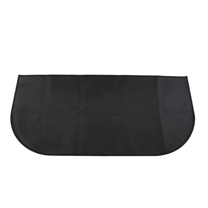 Fire Pit Mat Insulated Fireproof Heat Resistant Foldable Under Grill Mat for Fireplace Outdoor Camping Black 50x100cm/19.7x39.4in