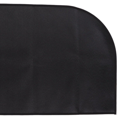 Fire Pit Mat Insulated Fireproof Heat Resistant Foldable Under Grill Mat for Fireplace Outdoor Camping Black 50x100cm/19.7x39.4in