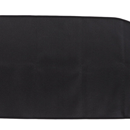 Fire Pit Mat Insulated Fireproof Heat Resistant Foldable Under Grill Mat for Fireplace Outdoor Camping Black 50x100cm/19.7x39.4in