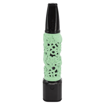 Cigarette Holder Large Capacity Temperature Change Color Rechargeable Ashless Cigarette Holder with Cigarette Lighter Green