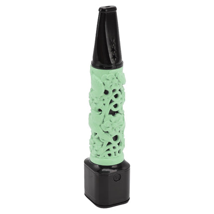 Cigarette Holder Large Capacity Temperature Change Color Rechargeable Ashless Cigarette Holder with Cigarette Lighter Green