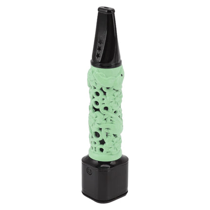 Cigarette Holder Large Capacity Temperature Change Color Rechargeable Ashless Cigarette Holder with Cigarette Lighter Green