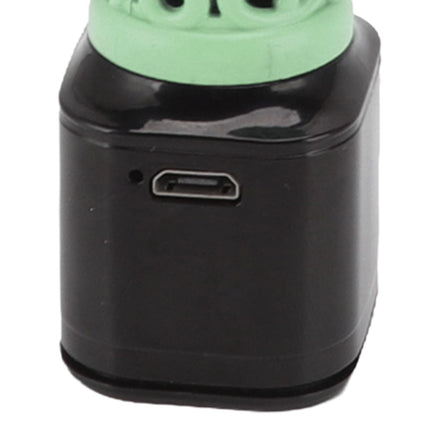 Cigarette Holder Large Capacity Temperature Change Color Rechargeable Ashless Cigarette Holder with Cigarette Lighter Green