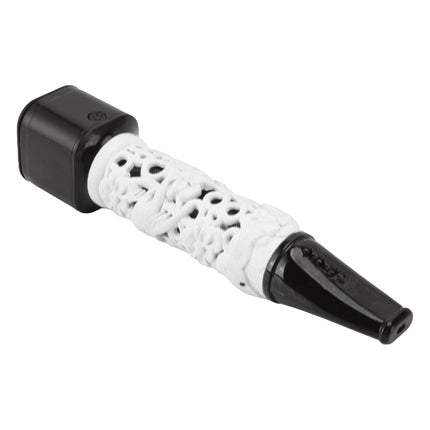 Cigarette Holder Large Capacity Temperature Change Color Rechargeable Ashless Cigarette Holder with Cigarette Lighter White