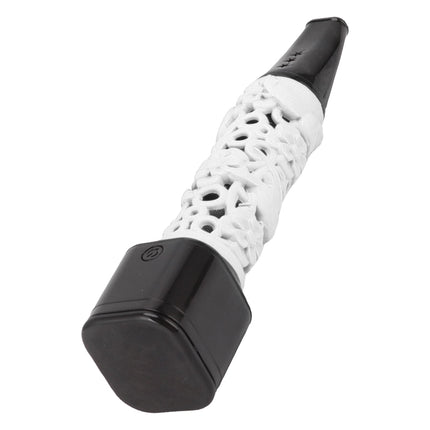 Cigarette Holder Large Capacity Temperature Change Color Rechargeable Ashless Cigarette Holder with Cigarette Lighter White