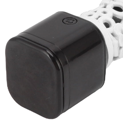 Cigarette Holder Large Capacity Temperature Change Color Rechargeable Ashless Cigarette Holder with Cigarette Lighter White