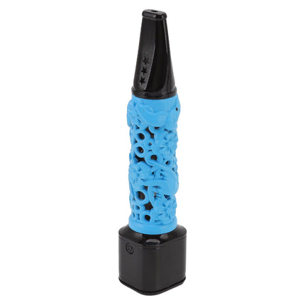 Cigarette Holder Large Capacity Temperature Change Color Rechargeable Ashless Cigarette Holder with Cigarette Lighter Blue