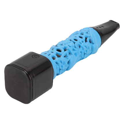 Cigarette Holder Large Capacity Temperature Change Color Rechargeable Ashless Cigarette Holder with Cigarette Lighter Blue