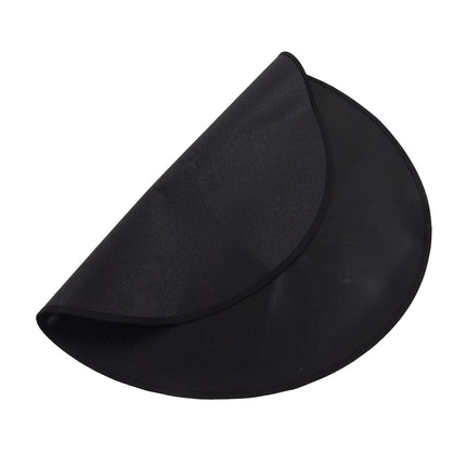 Grill Mat Fireproof High Temperature Resistance Washable Reusable Round BBQ Mat Black 32in / 82cm Dia