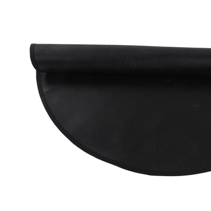 Grill Mat Fireproof High Temperature Resistance Washable Reusable Round BBQ Mat Black 36in / 92cm Dia