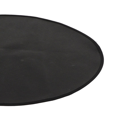 Grill Mat Fireproof High Temperature Resistance Washable Reusable Round BBQ Mat Black 36in / 92cm Dia