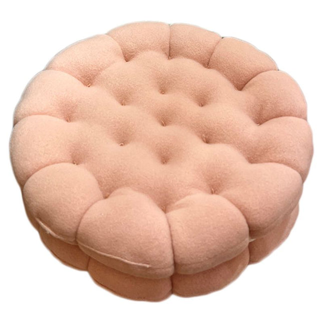 Cookie Cushion Cute Soft Breathable PP Cotton Filling Seating Cushion for Dormitory Bedroom Bedside 450g