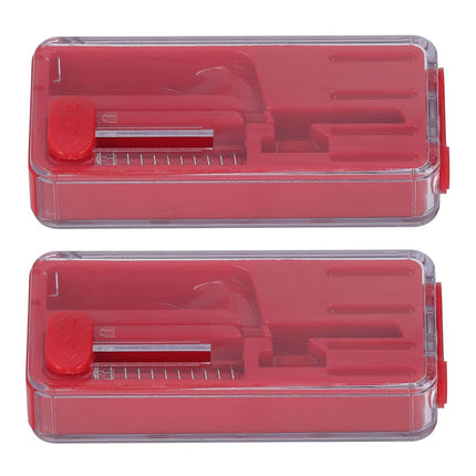 2PCS Cigarette Explosion Beads Pushers Peppermint Cigarette Bursting Beads Pusher Box DIY Smoking Tools Red