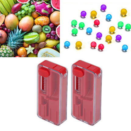 2PCS Cigarette Explosion Beads Pushers Peppermint Cigarette Bursting Beads Pusher Box DIY Smoking Tools Red