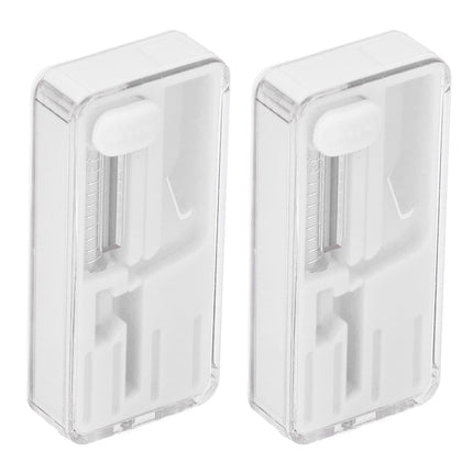 2PCS Cigarette Explosion Beads Pushers Peppermint Cigarette Bursting Beads Pusher Box DIY Smoking Tools White