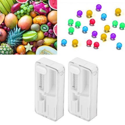 2PCS Cigarette Explosion Beads Pushers Peppermint Cigarette Bursting Beads Pusher Box DIY Smoking Tools White