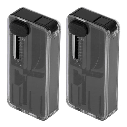 2PCS Cigarette Explosion Beads Pushers Peppermint Cigarette Bursting Beads Pusher Box DIY Smoking Tools Black