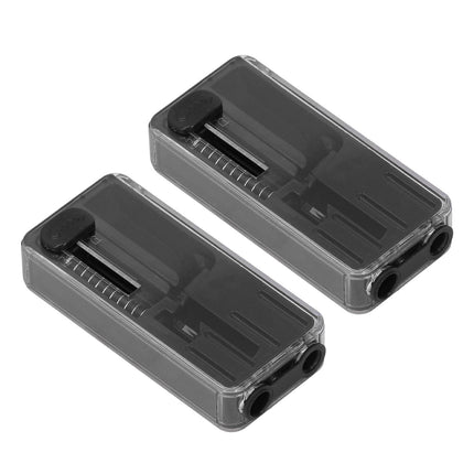 2PCS Cigarette Explosion Beads Pushers Peppermint Cigarette Bursting Beads Pusher Box DIY Smoking Tools Black
