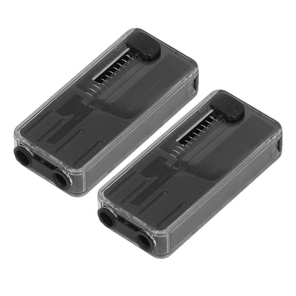 2PCS Cigarette Explosion Beads Pushers Peppermint Cigarette Bursting Beads Pusher Box DIY Smoking Tools Black