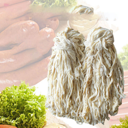 Sausage Casing 90m Length Salted Hog Casing Yellow White Sausage Packaging Tool for Home